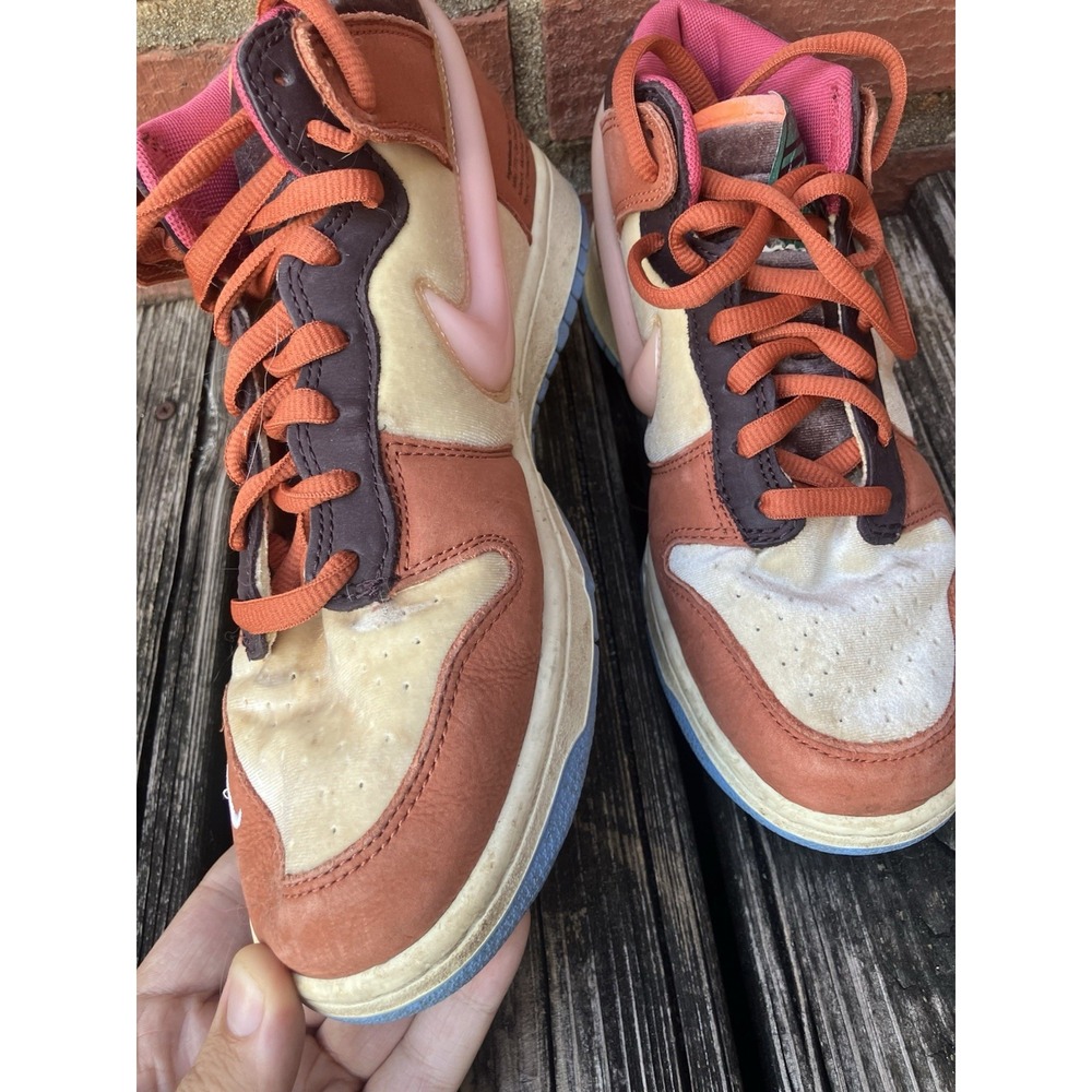 Nike Dunk Mid Social Status Free Lunch Strawberry Milk Mens Sz 7.5 US DJ1173-700 - Picture 4 of 15
